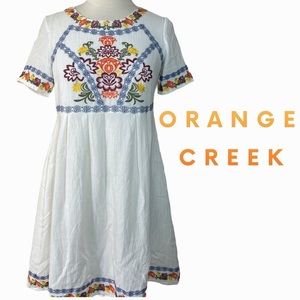 Modcloth Orange Creek boho embroidered dress